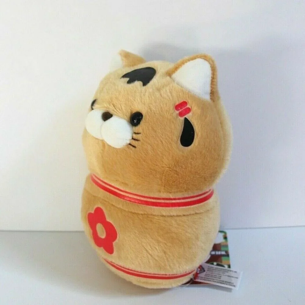 Amuse Ninja Cat Plush Ginger Kokeshi Doll 8